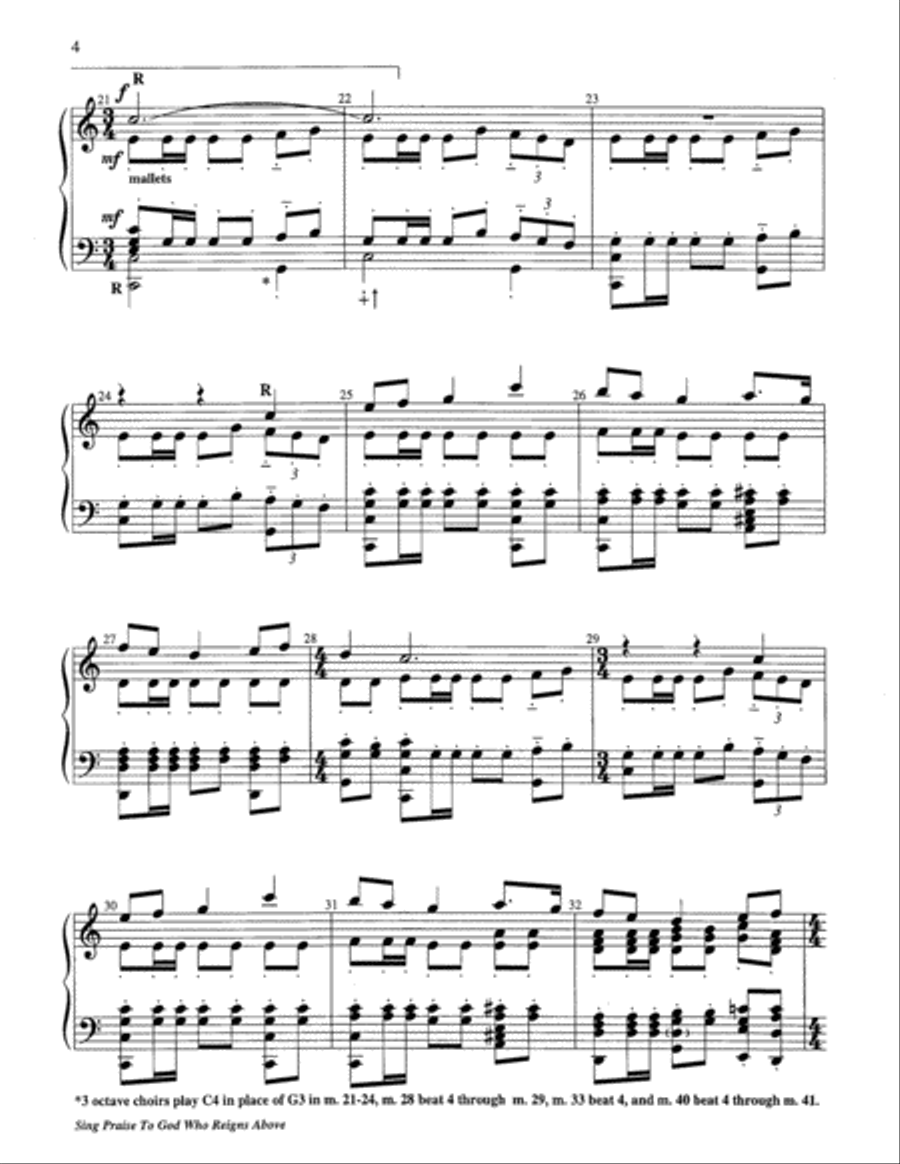 Sing Praise to God 5-Octaves scores gallery preview page 11