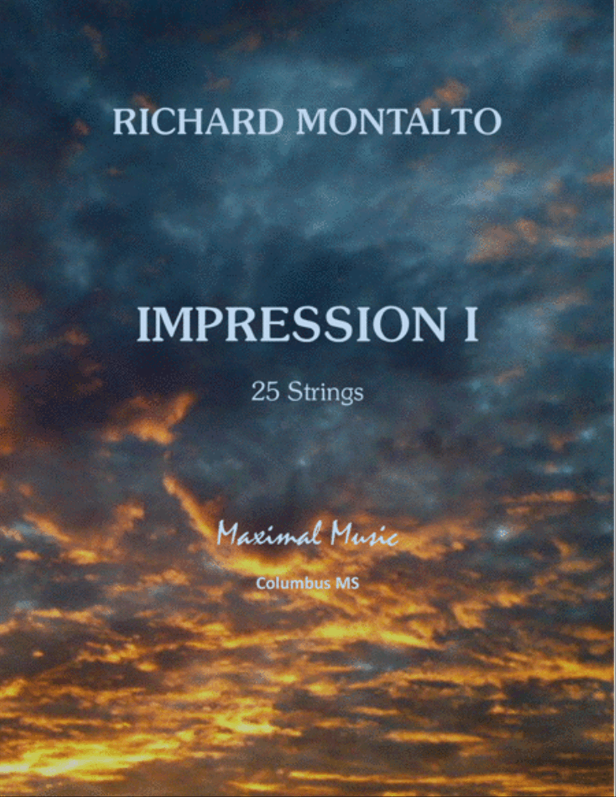 Impression I Impression I Cello scores gallery preview page 1