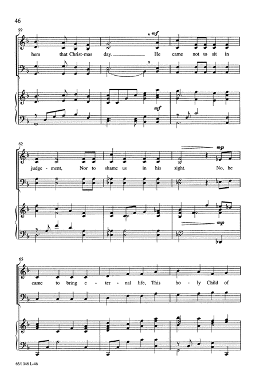 The Light of the World 4-Part scores gallery preview page 48