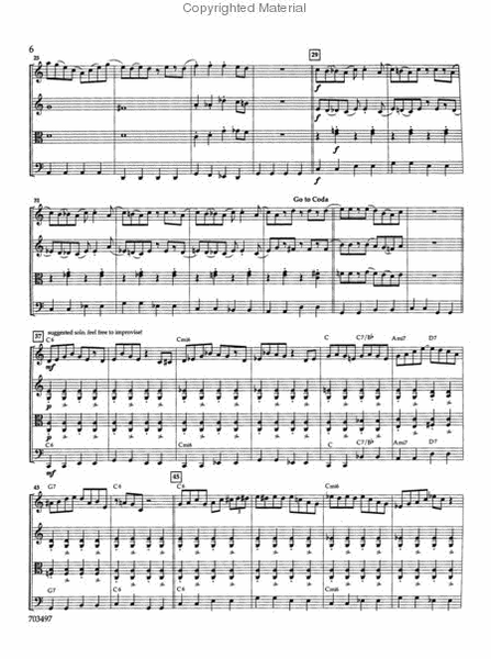 Dance Fever for String Quartet - Score image number null