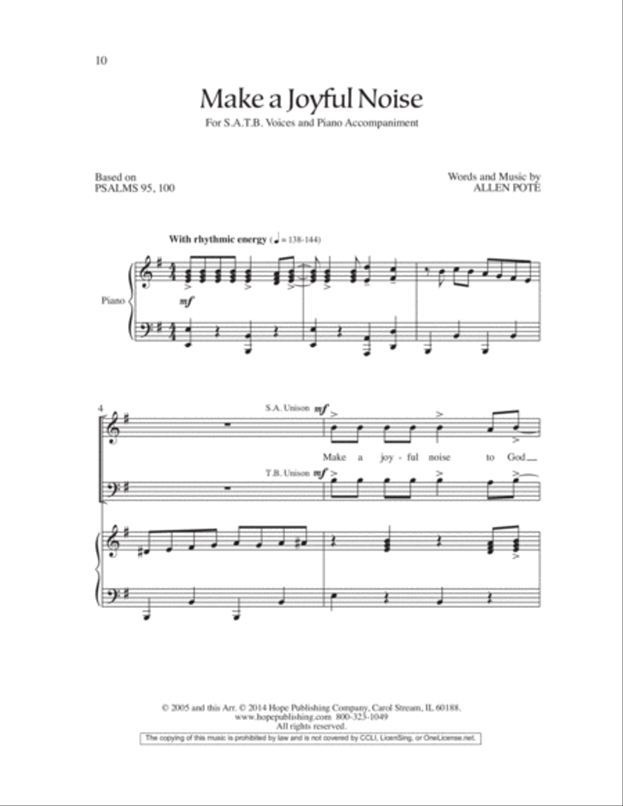 Worship Openers: Introits that Work!, Vol. 2 4-Part scores gallery preview page 12