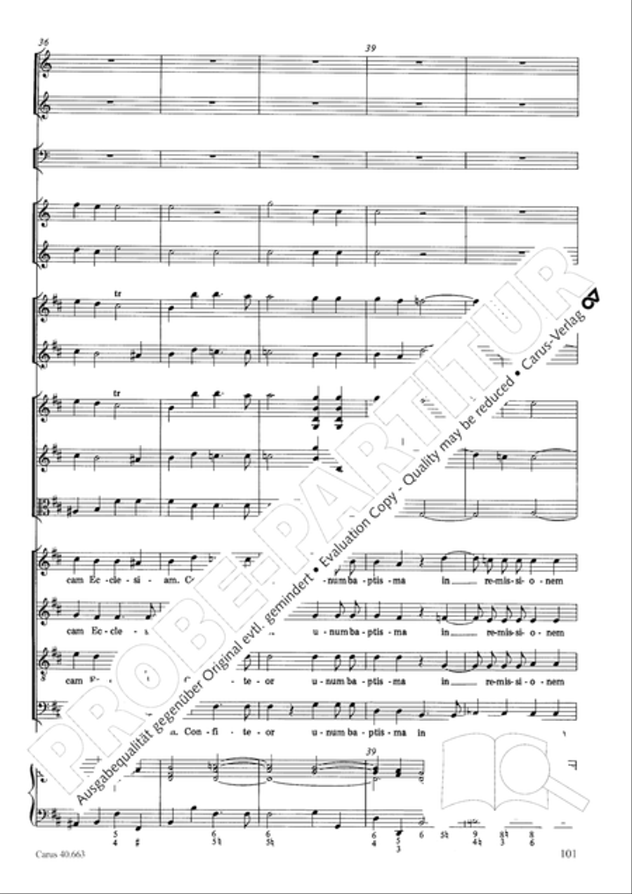 Mass in D minor (Missa in d) ATB scores gallery preview page 117