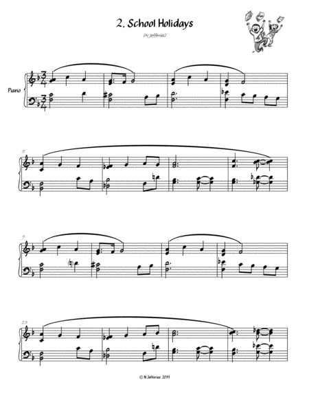 5 Winter Tunes for Easy/Intermediate Piano image number null