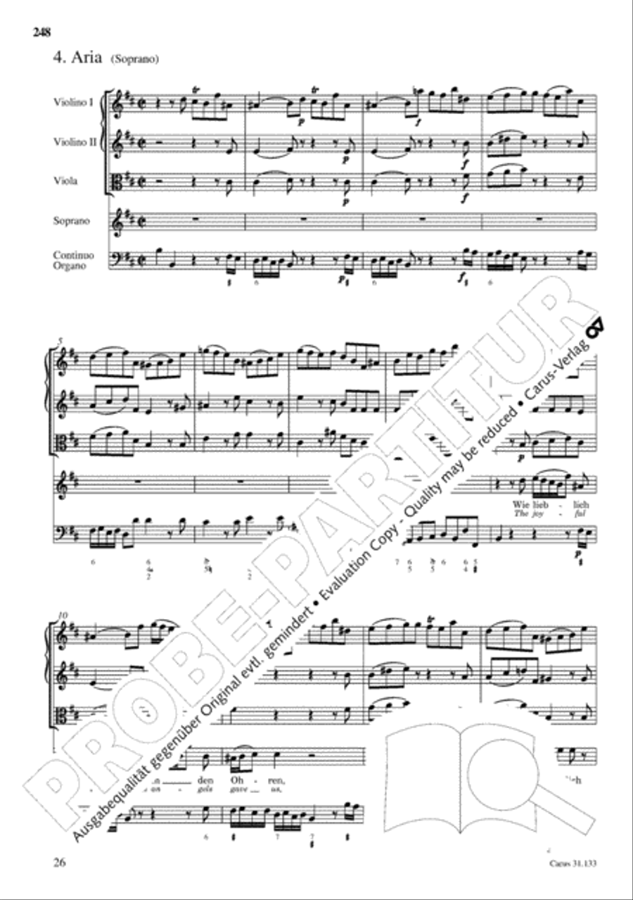 The Complete Sacred Vocal Works (Das geistliche Vokalwerk) Voice scores gallery preview page 249