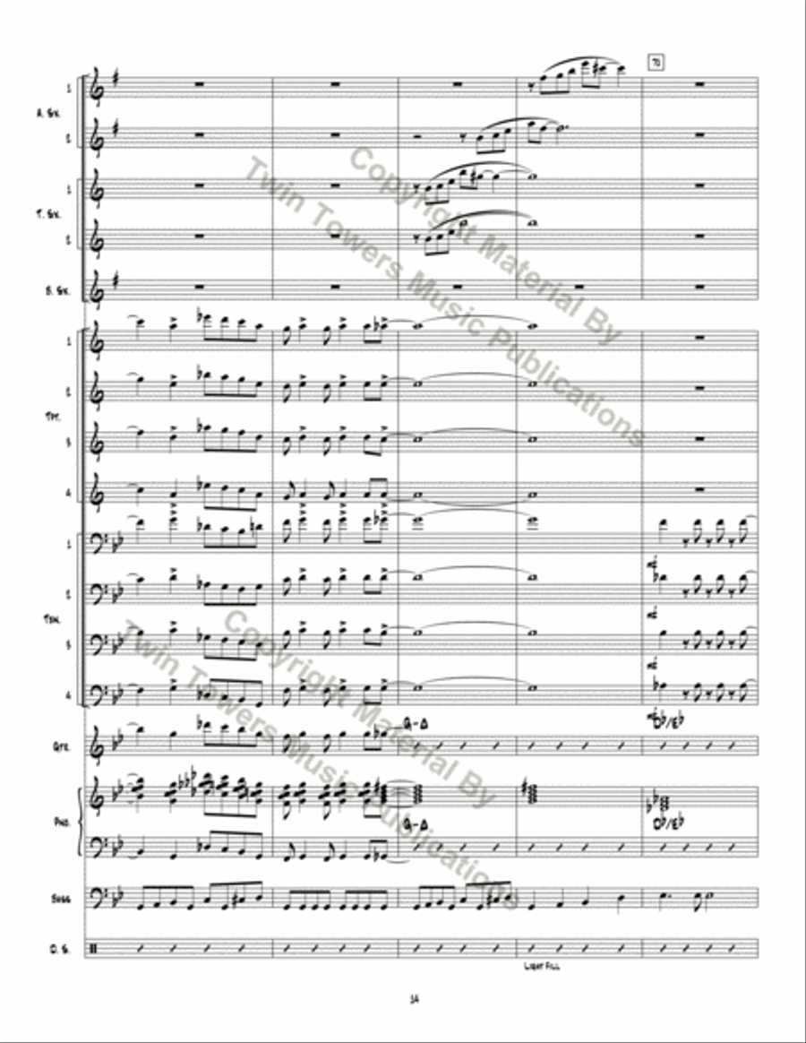 Espionage 2.0 Jazz Ensemble scores gallery preview page 15