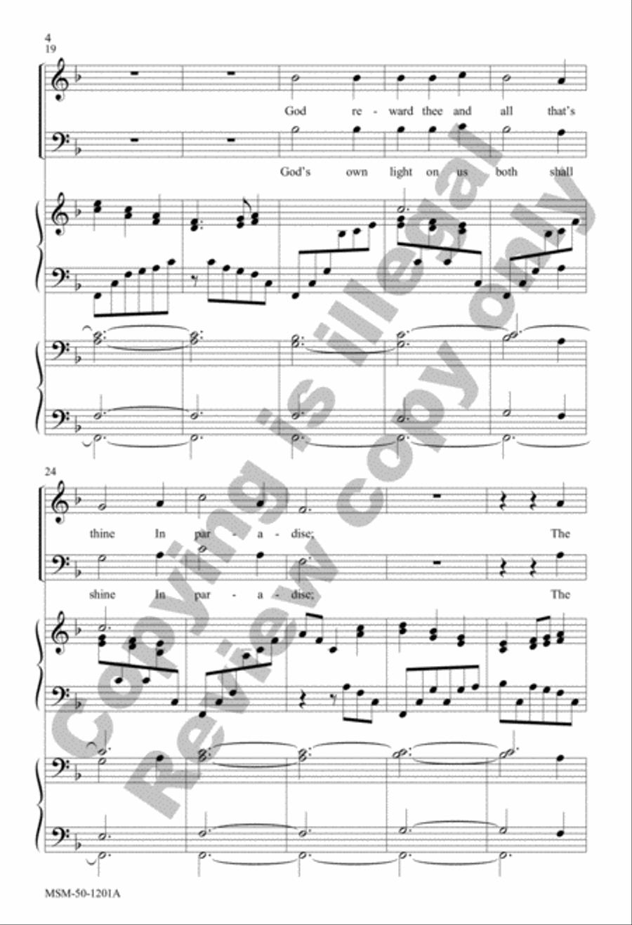 Joseph, Dearest, Joseph Mine 3-Part scores gallery preview page 4