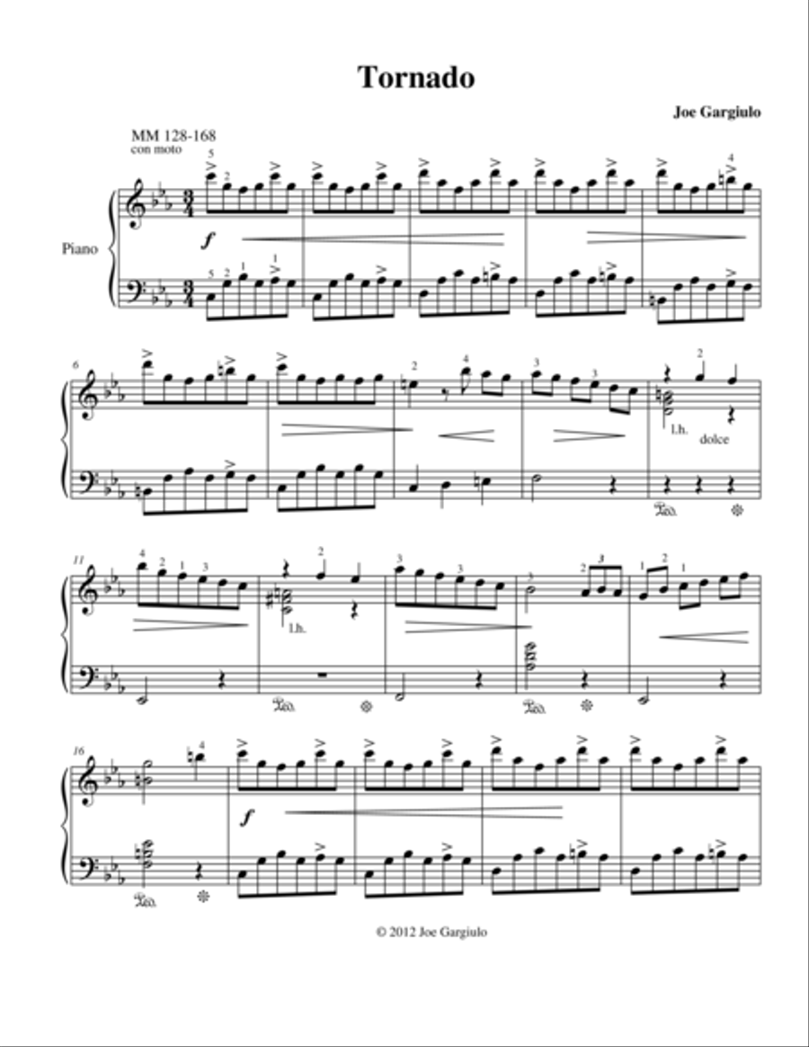 Tornado Piano Method scores gallery preview page 1