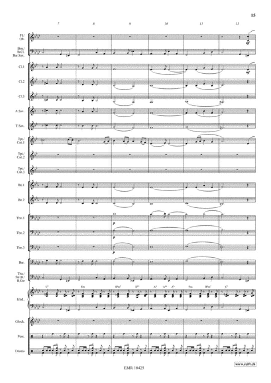 Americana Suite Americana Suite Concert Band scores gallery preview page 11