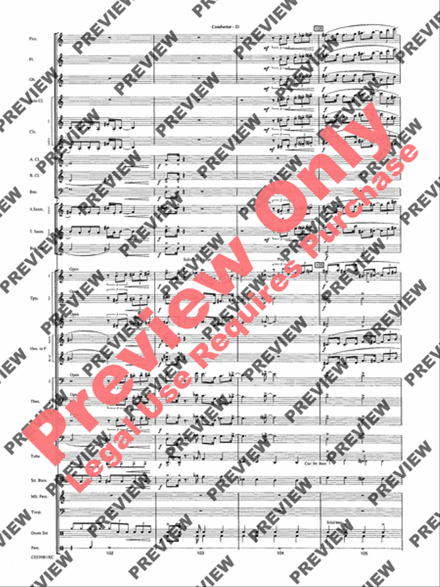 In the Miller Mood Concert Band scores gallery preview page 24