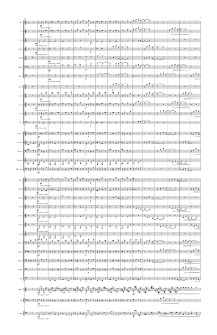 Peshtigo for Small Concert Band Concert Band scores gallery preview page 3