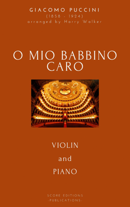 Book cover for Puccini: O Mio Babbino Caro (for Violin and Piano)