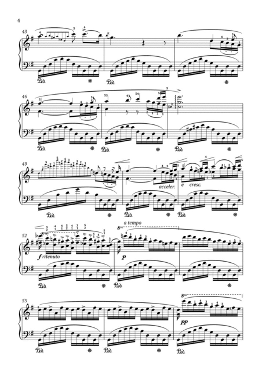 Chopin - Andante spianato et Grande polonaise brillante - Advanced Piano Method scores gallery preview page 5