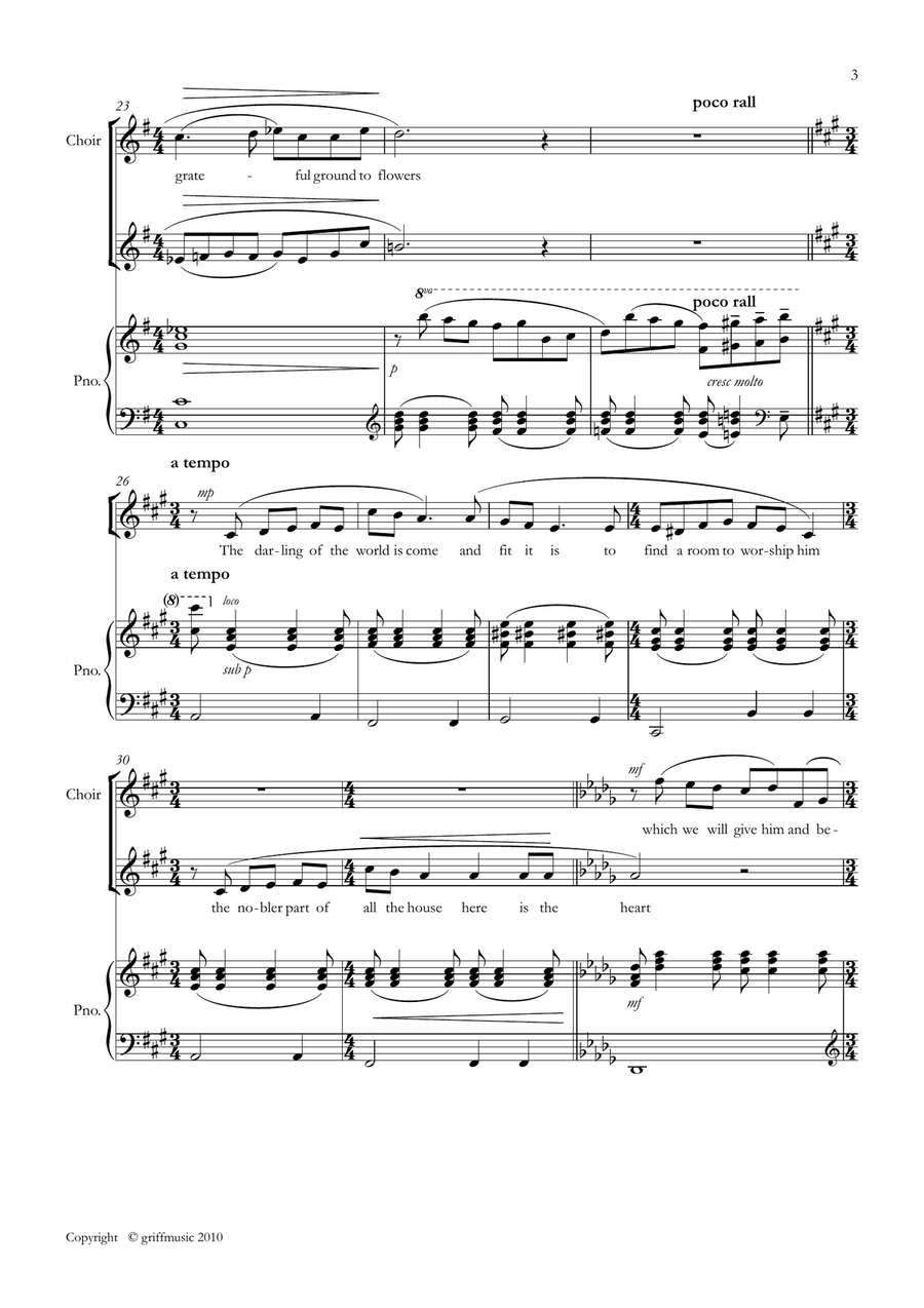 What Sweeter Music What Sweeter Music SA scores gallery preview page 3