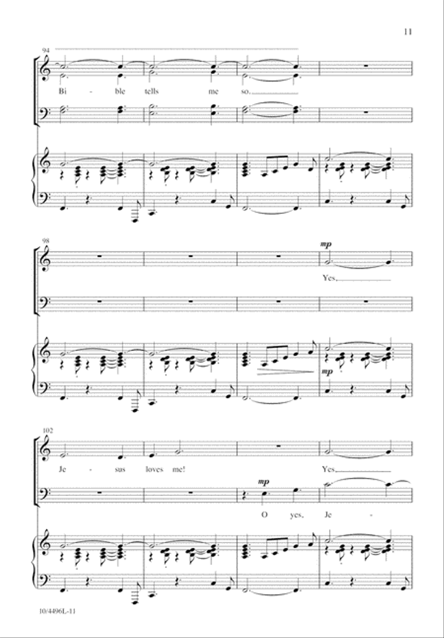 The Bible Tells Me So The Bible Tells Me So 4-Part scores gallery preview page 12