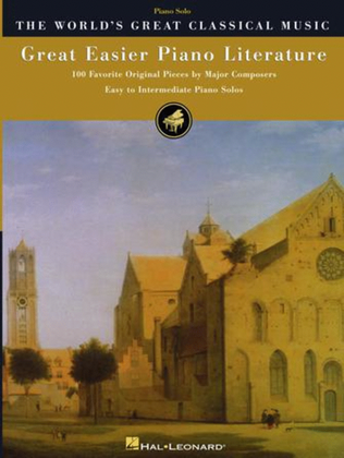 Book cover for Great Easier Piano Literature