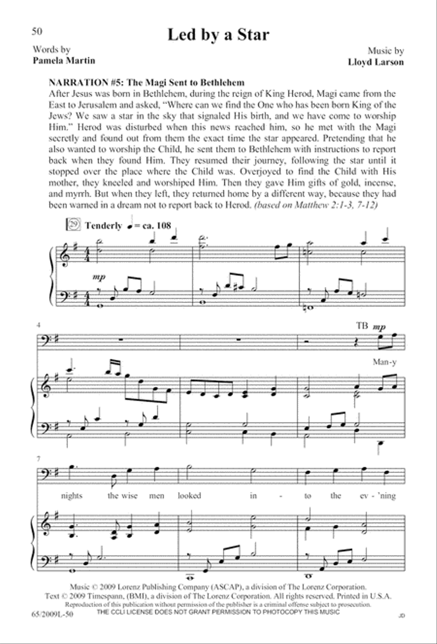 Rise Up! A New Light A-Comin’ 4-Part scores gallery preview page 51