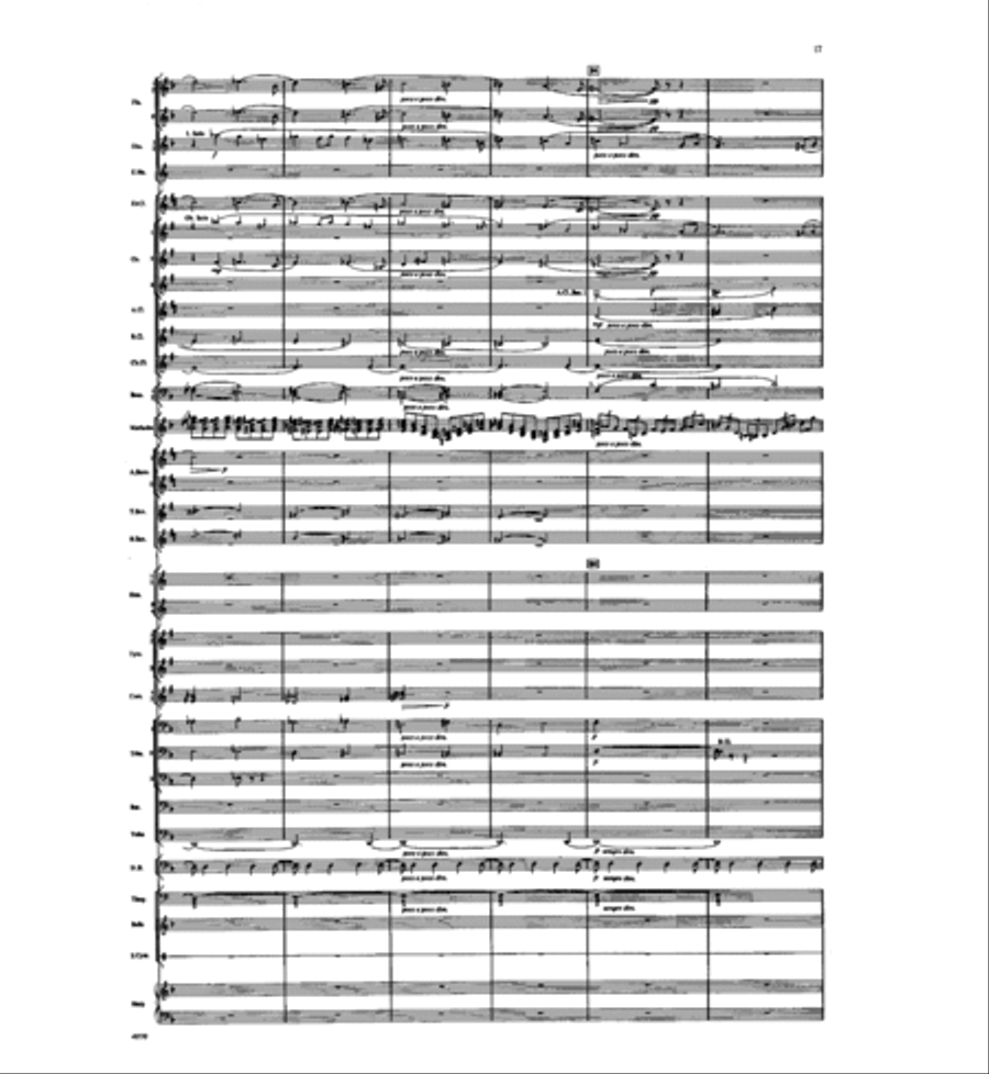Concertino for Marimba and Winds Concert Band scores gallery preview page 15