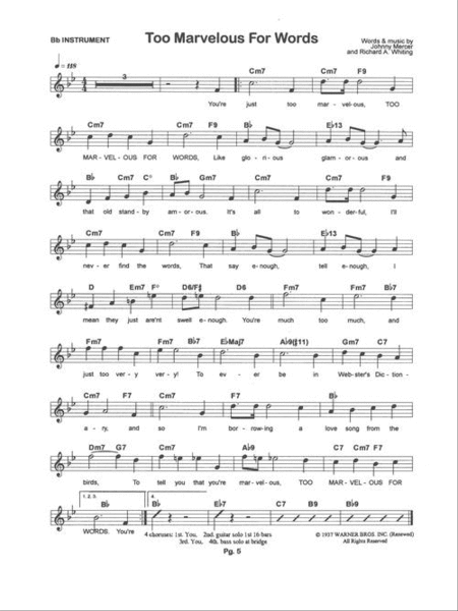 12 More Classic Jazz Standards Tenor Saxophone scores gallery preview page 7