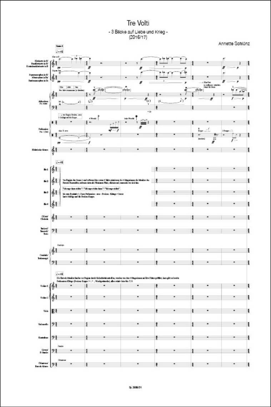 Tre Volti Score scores gallery preview page 2