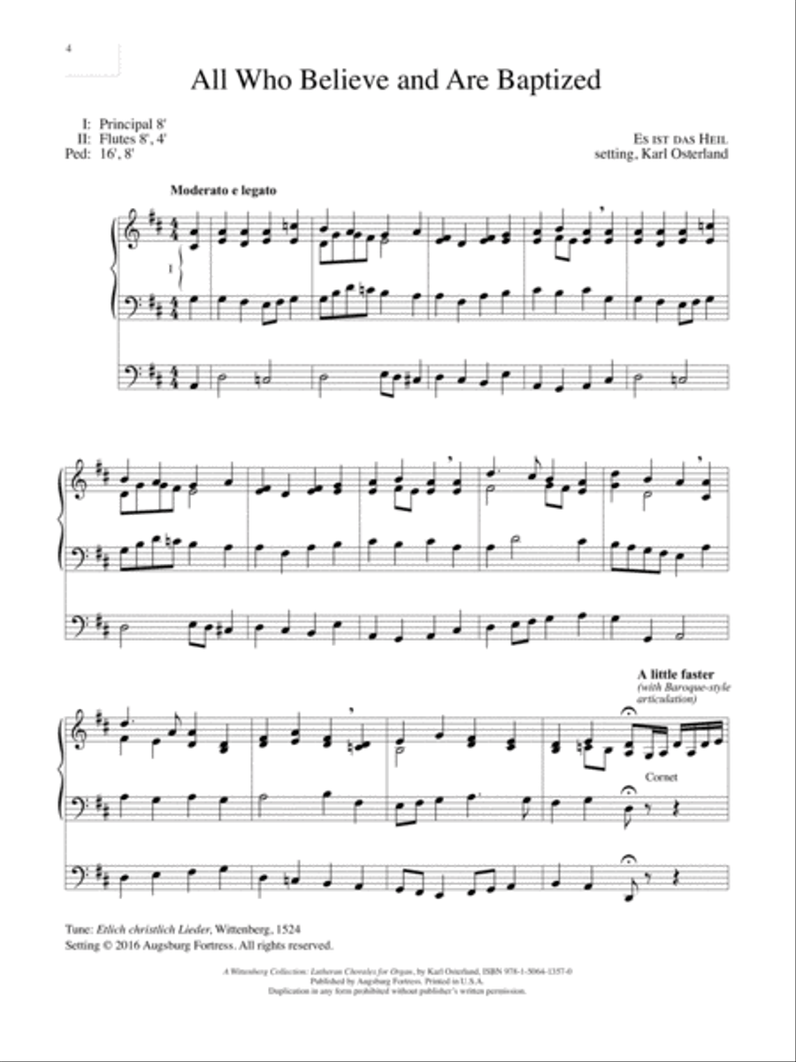 A Wittenberg Collection Organ scores gallery preview page 5