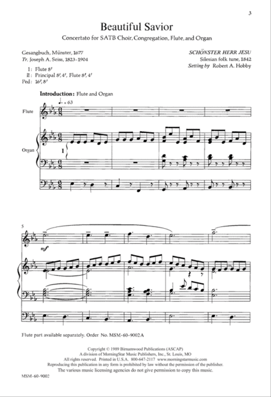 Beautiful Savior 4-Part scores gallery preview page 2