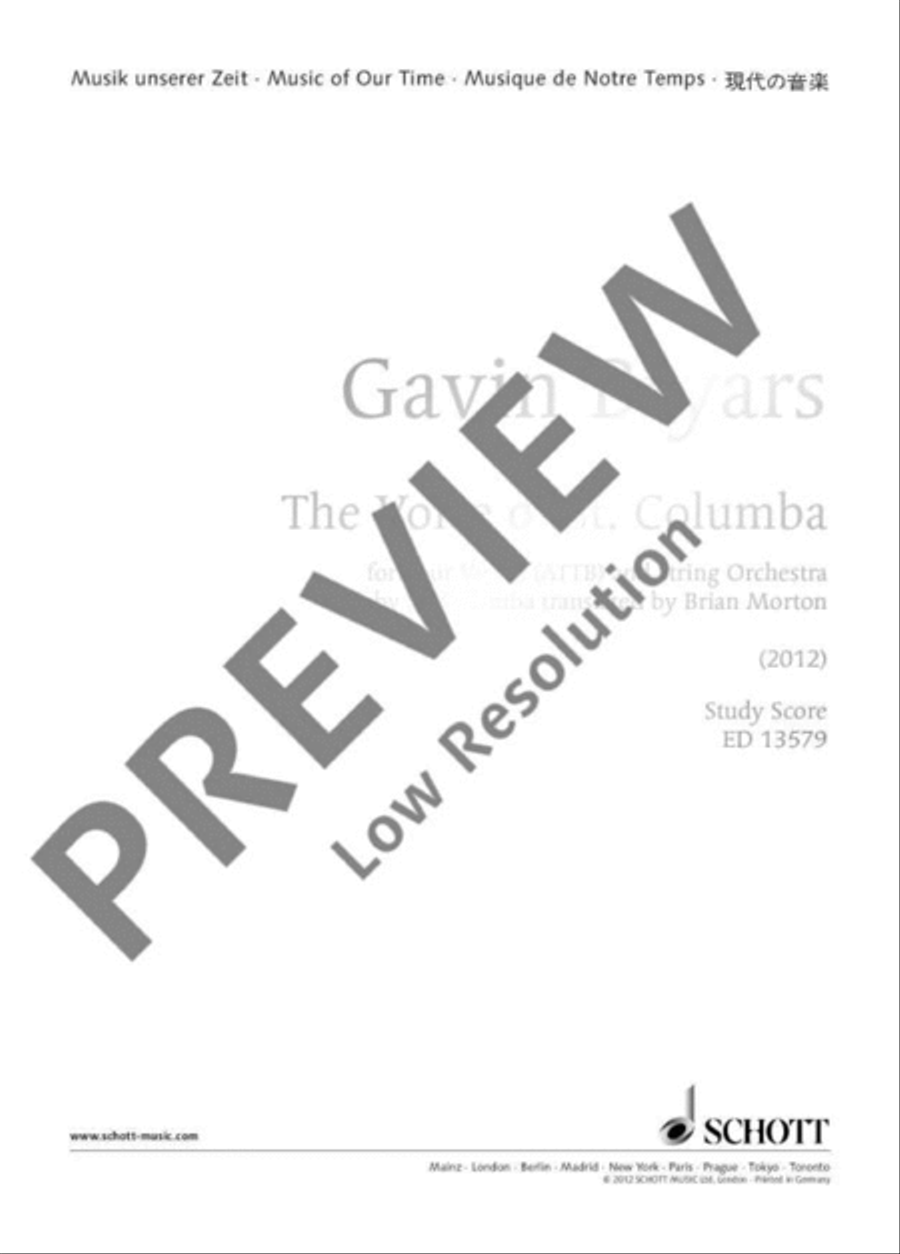 The Voice of St. Columba The Voice of St. Columba String Orchestra scores gallery preview page 2