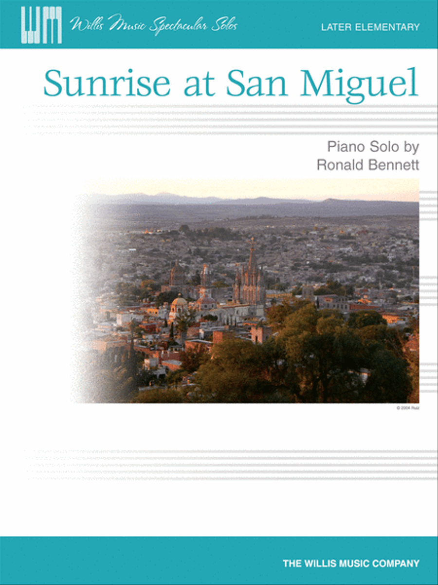 Sunrise at San Miguel Sunrise at San Miguel Piano scores gallery preview page 1