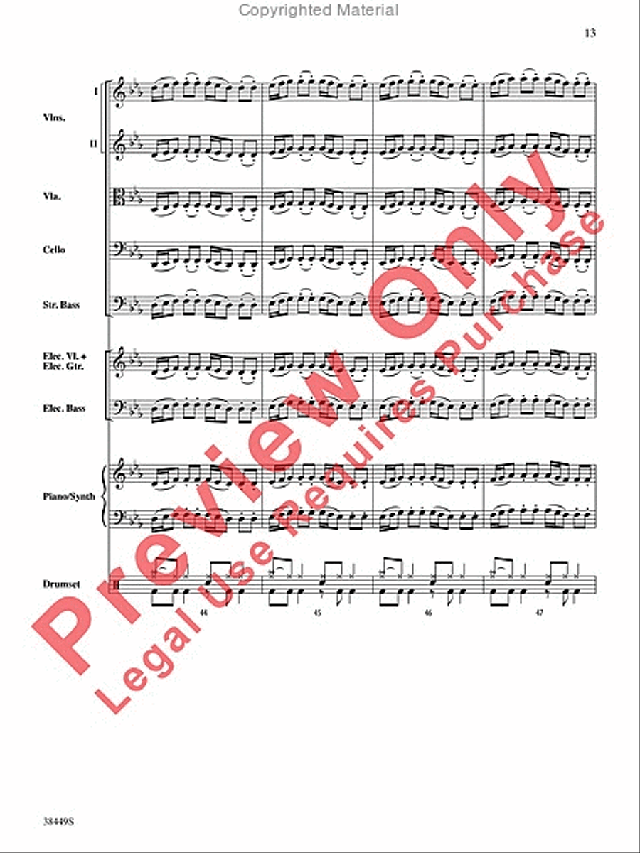 Requiem (The Fifth) String Orchestra scores gallery preview page 14