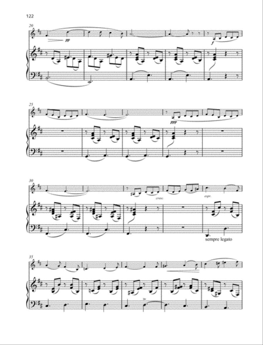 Berceuse D major, Op. 16 Violin Solo scores gallery preview page 2