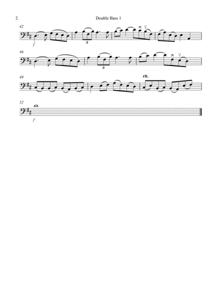 Intermezzo (Fantasia from Carmen) for Double Bass Quartet image number null