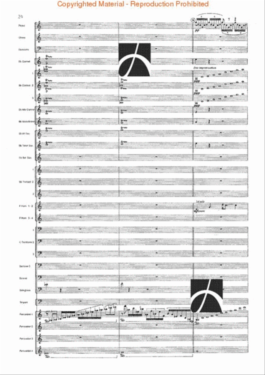 Spartacus Spartacus Concert Band scores gallery preview page 25