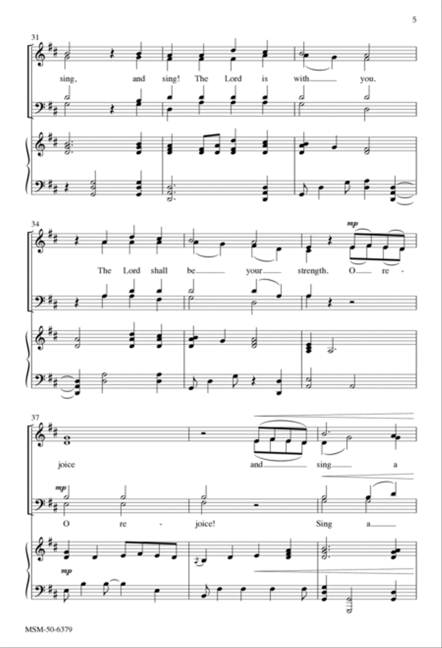 Rejoice and Sing 4-Part scores gallery preview page 5