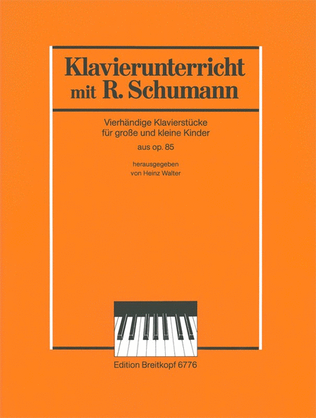Book cover for Piano Duets for Small and Big Children from Op. 85