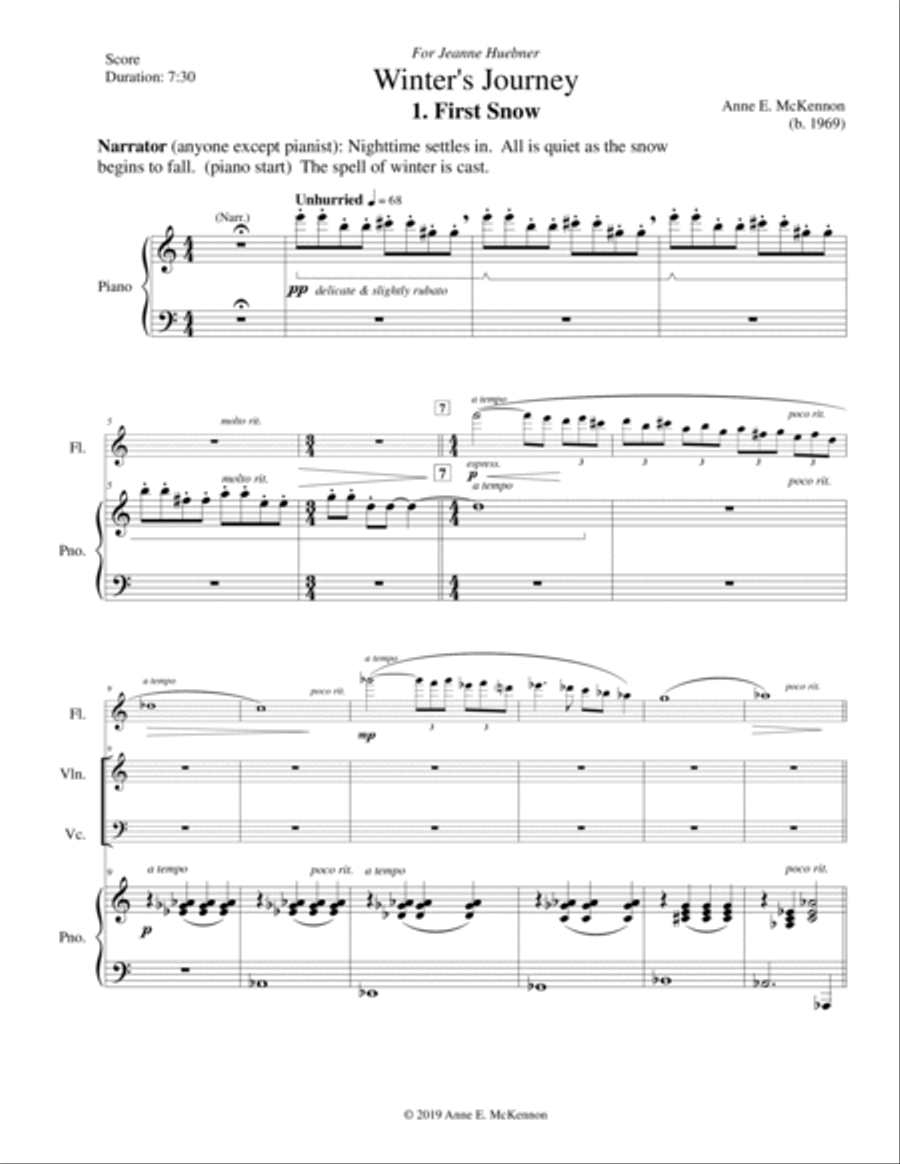 Winter's Journey Chamber Music scores gallery preview page 3