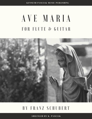 Book cover for Ave Maria (for Flute or Violin and Guitar)