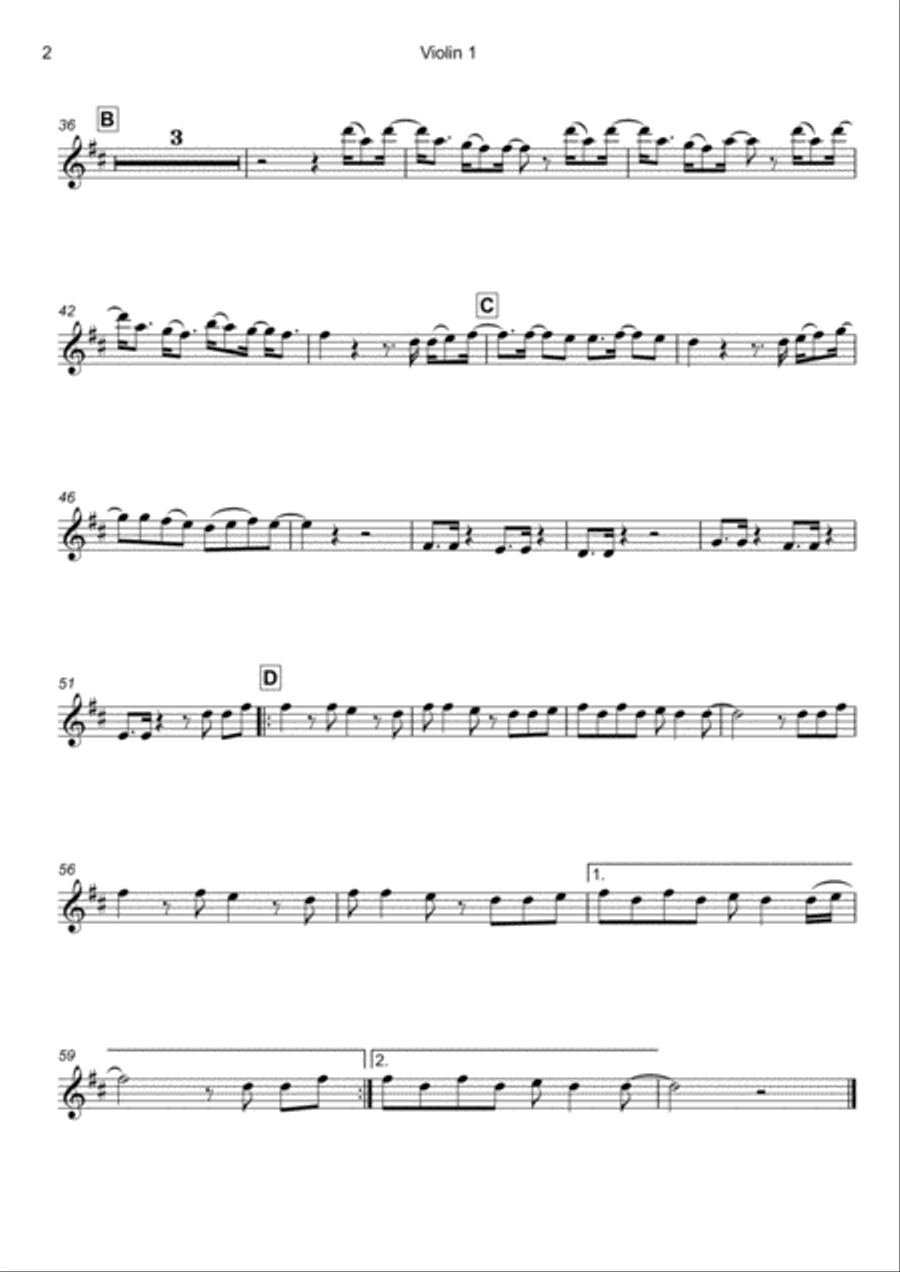Love Yourself String Quartet scores gallery preview page 3