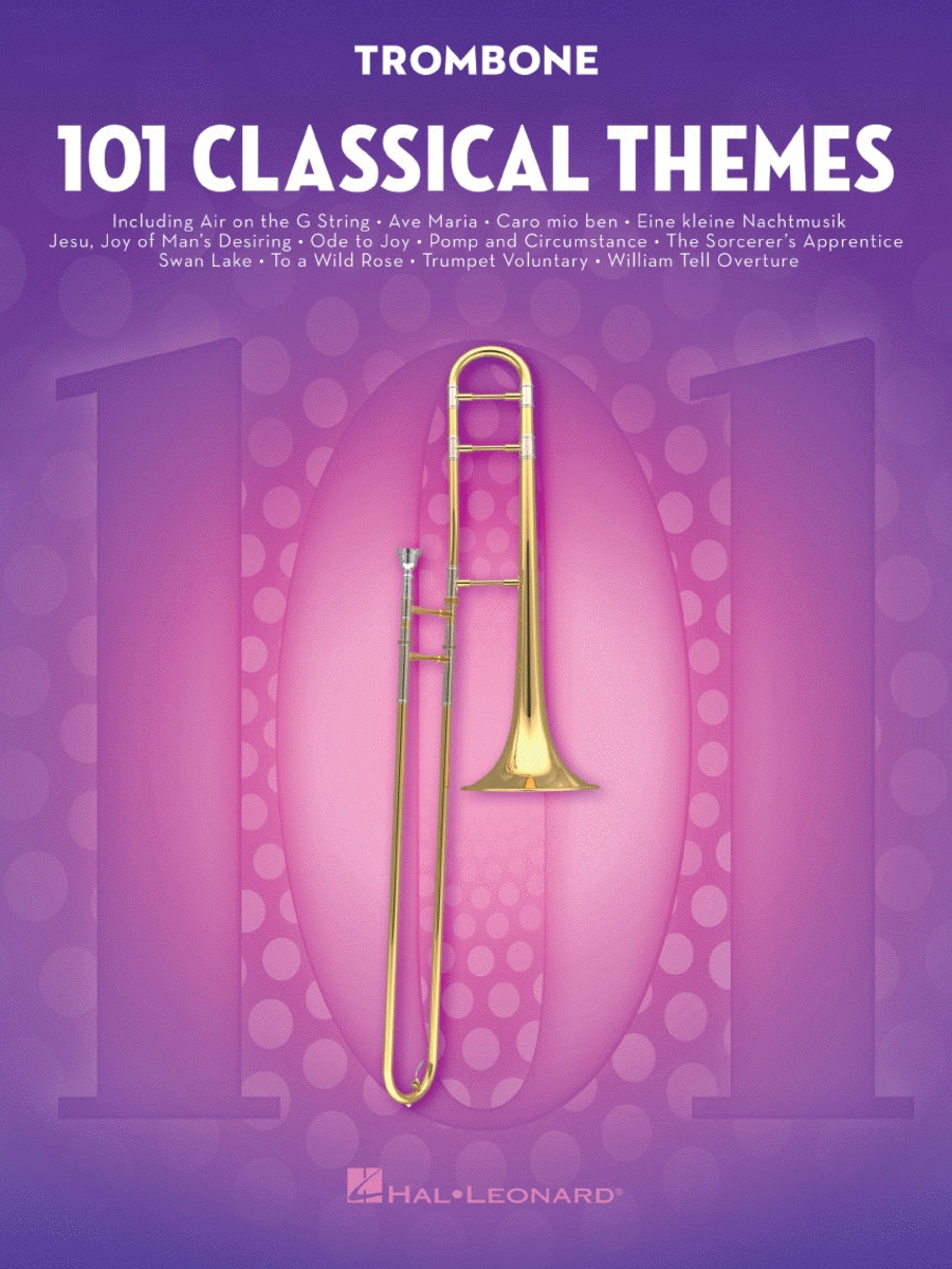 101 Classical Themes for Trombone Trombone Solo scores gallery preview page 1