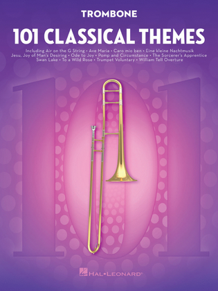 Book cover for 101 Classical Themes for Trombone