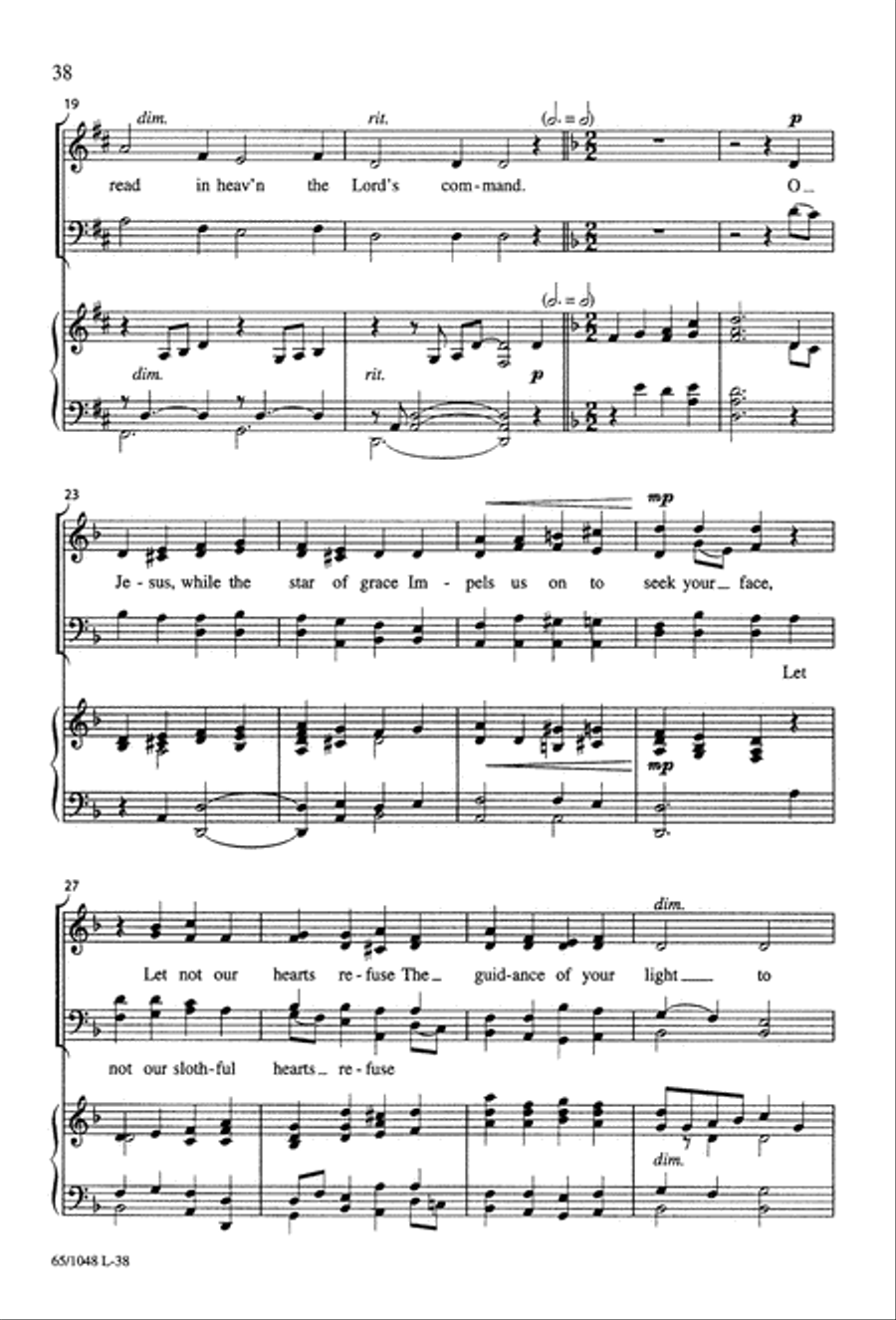 The Light of the World The Light of the World 4-Part scores gallery preview page 40