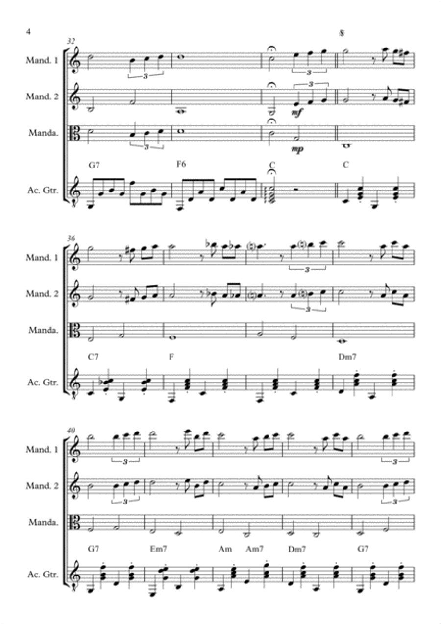 My Way Small Ensemble scores gallery preview page 4