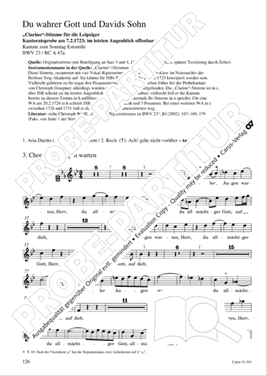 Bach for Brass 1: Cantatas I Voice scores gallery preview page 135