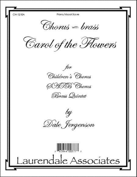 Carol of the Flowers (Choral Score)