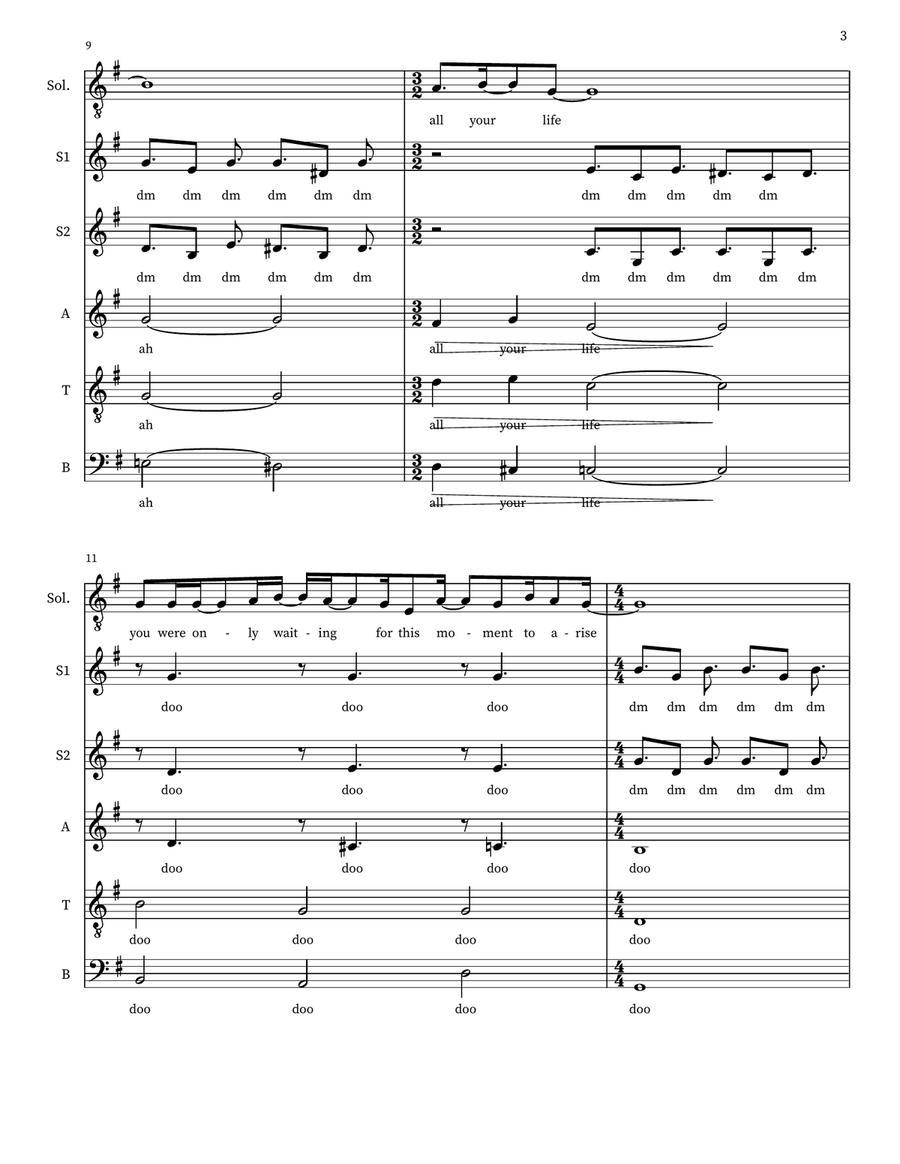 Blackbird 4-Part scores gallery preview page 3