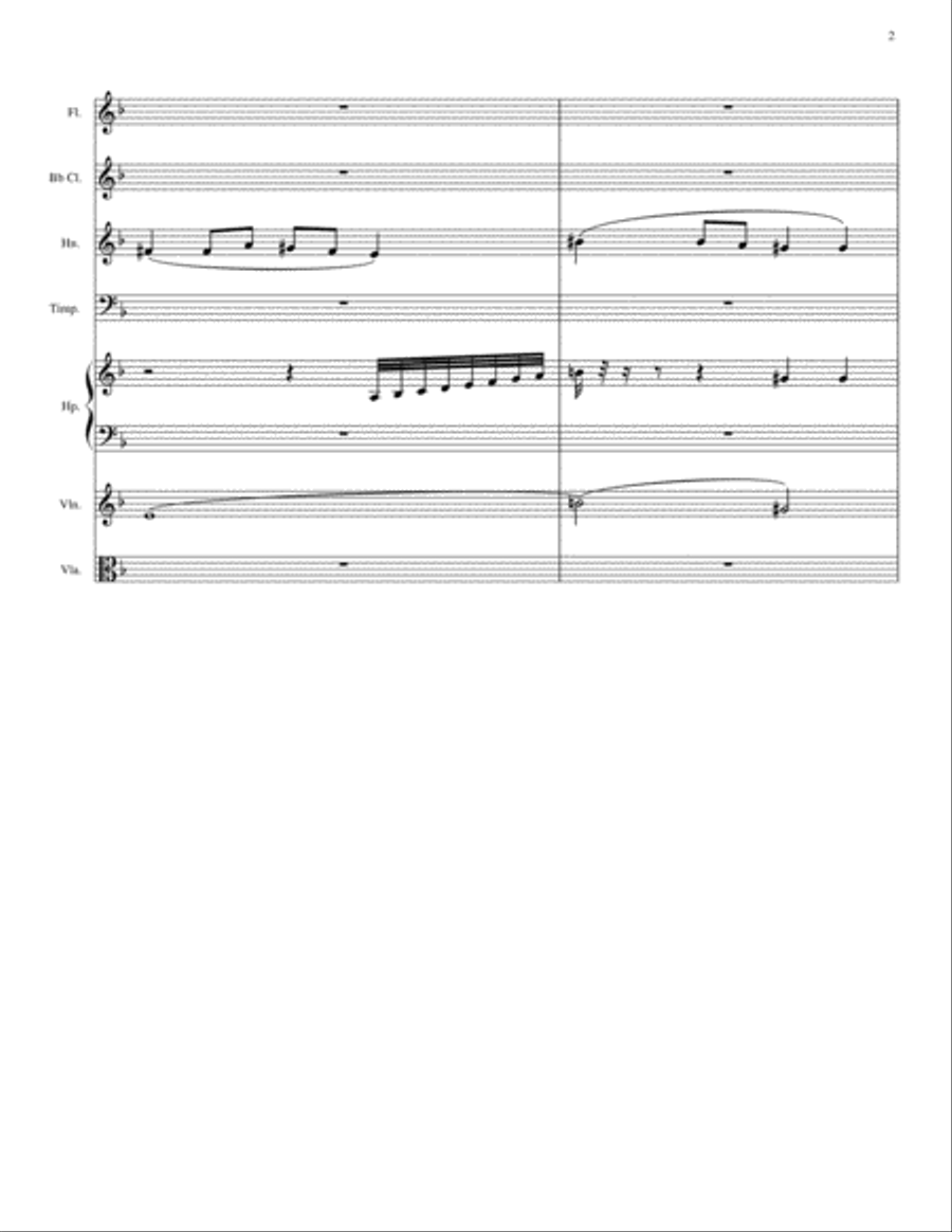 Watt's Cradle Hymn Watt's Cradle Hymn Full Orchestra scores gallery preview page 2