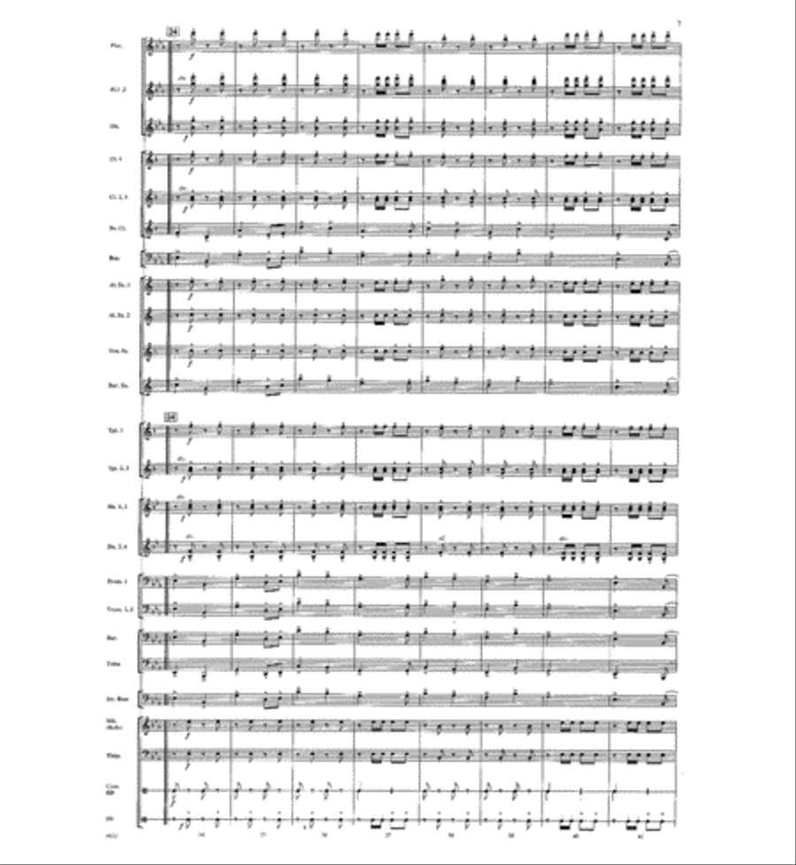 Under the Double Eagle Concert Band scores gallery preview page 6