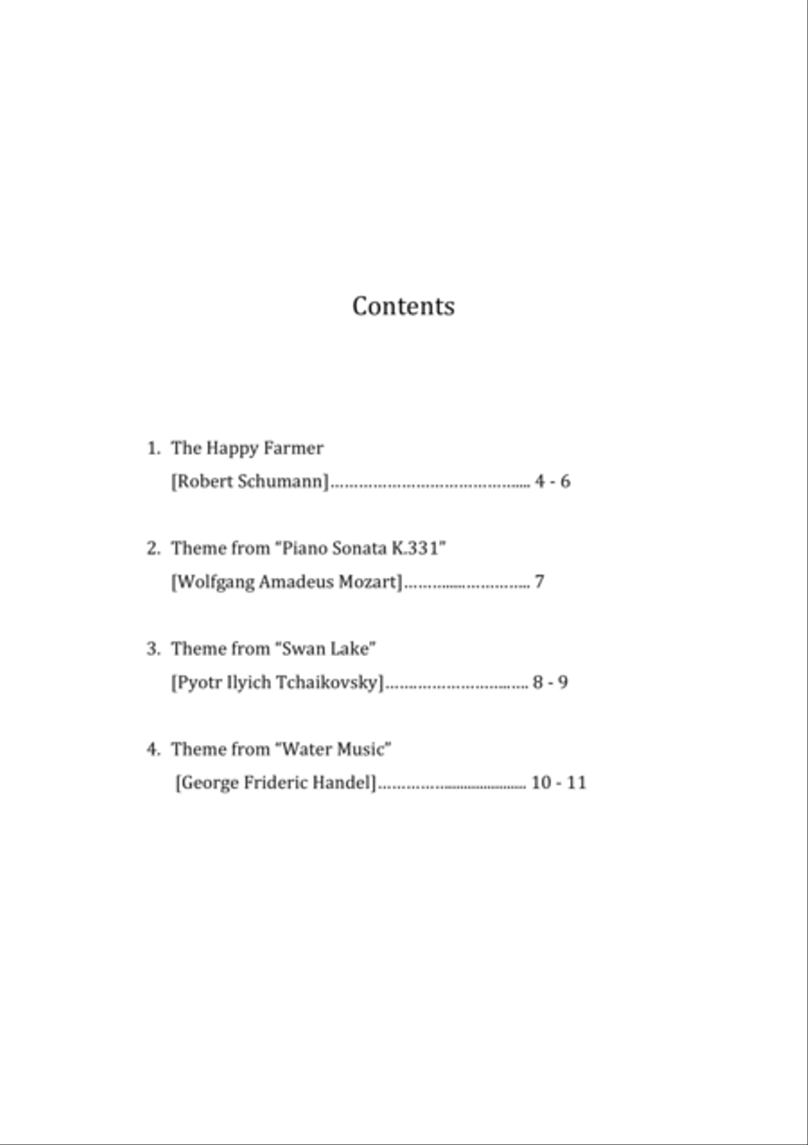 Easy Classic (Volume 2) - 12 String Lap Harp Lap Harp scores gallery preview page 3