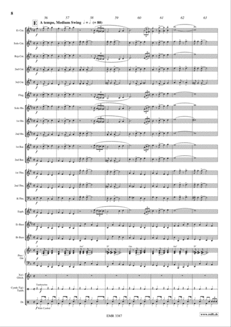 Movie Sequences Brass Band scores gallery preview page 9