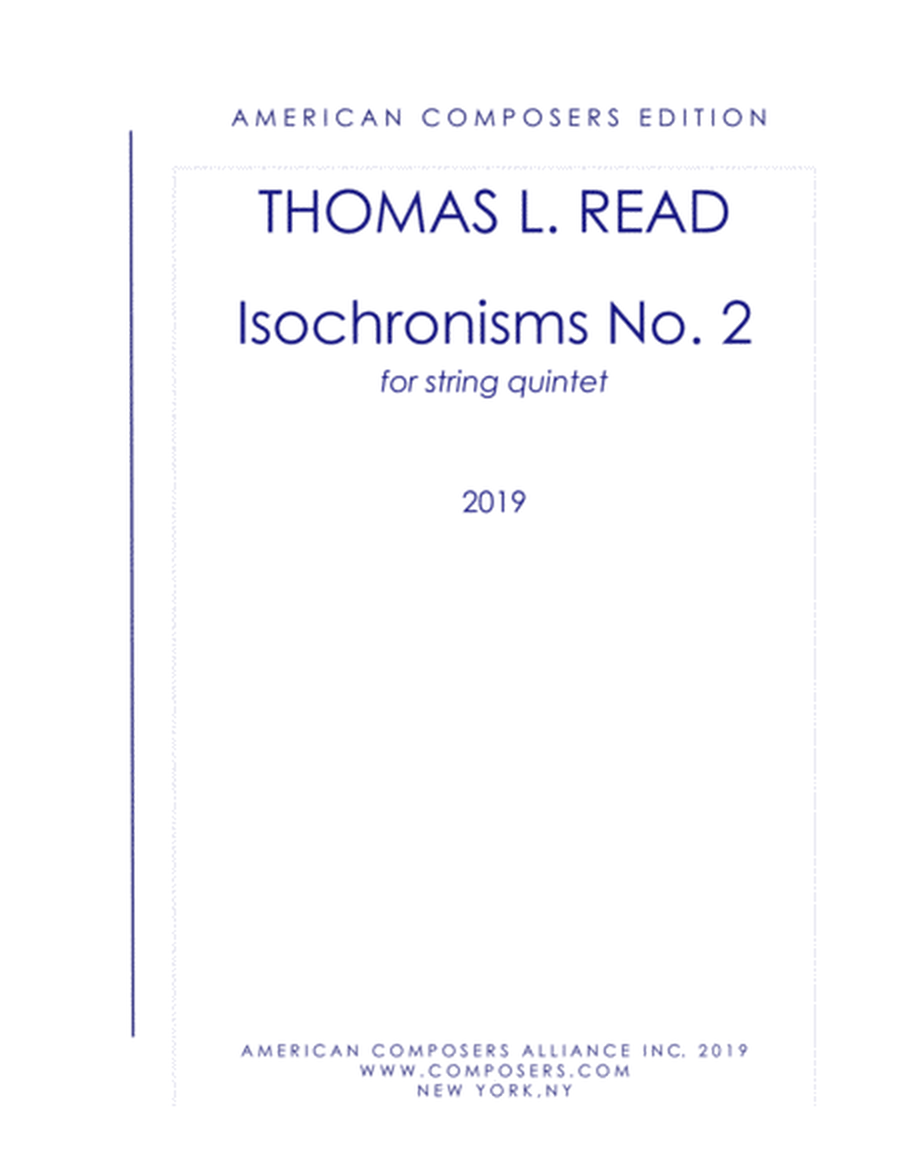 [Read] Isochronisms No. 2