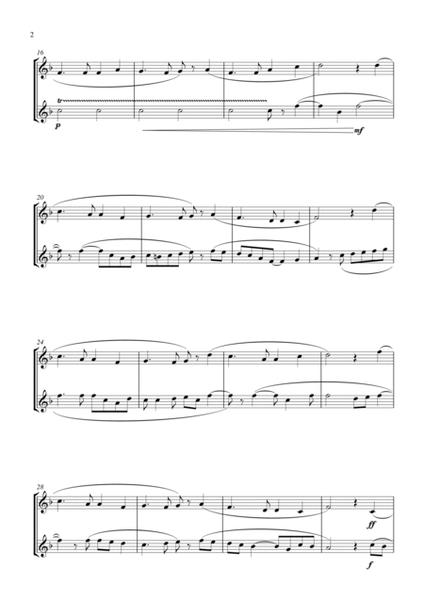 Auld Lang Syne (for horn duet, suitable for grades 2-6) image number null