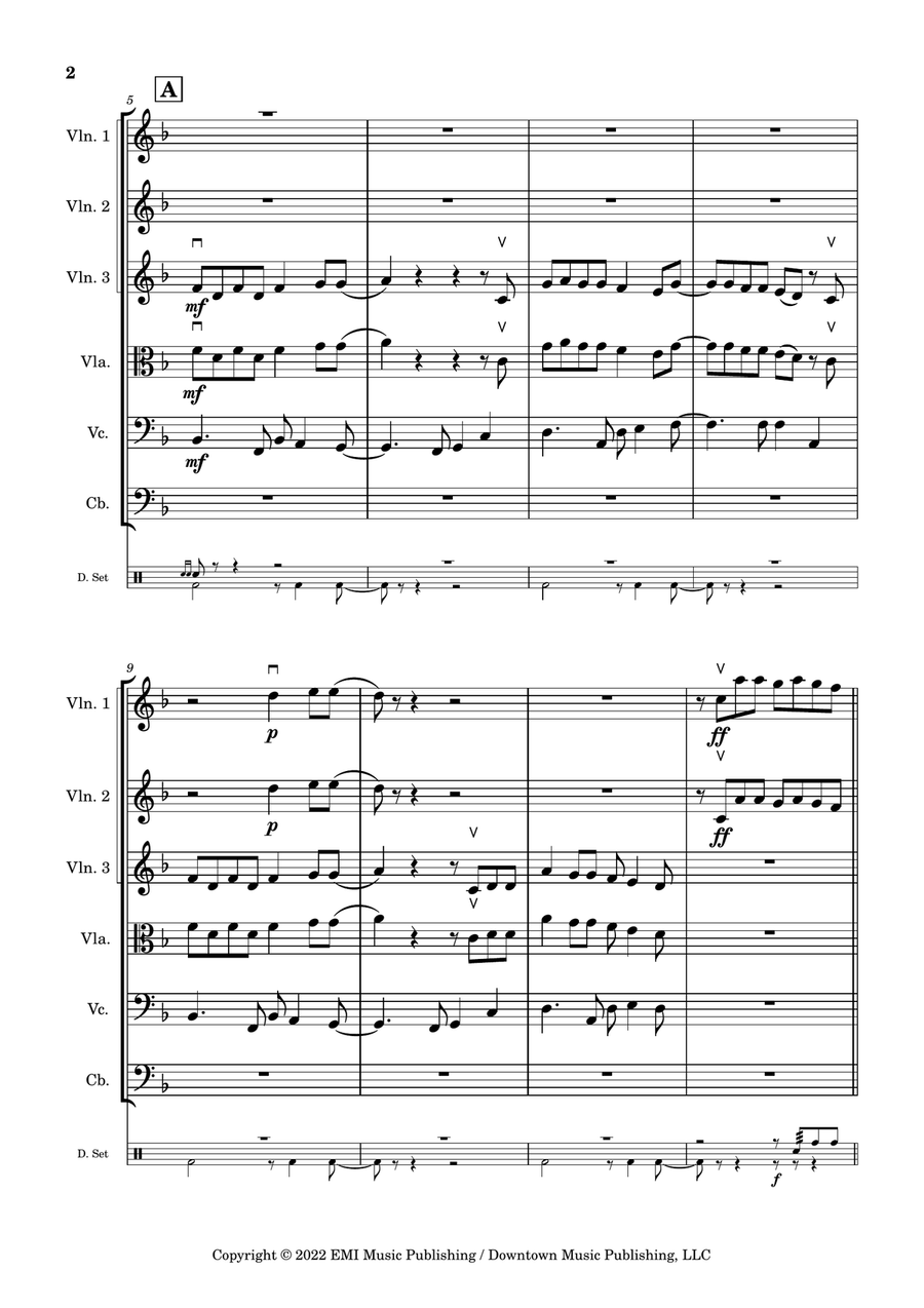 I Ain't Worried String Orchestra scores gallery preview page 2